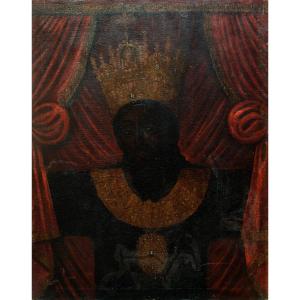 17th-century Painter From Lucca. The Holy Face Of Lucca (119.5 X 94.5 Cm)