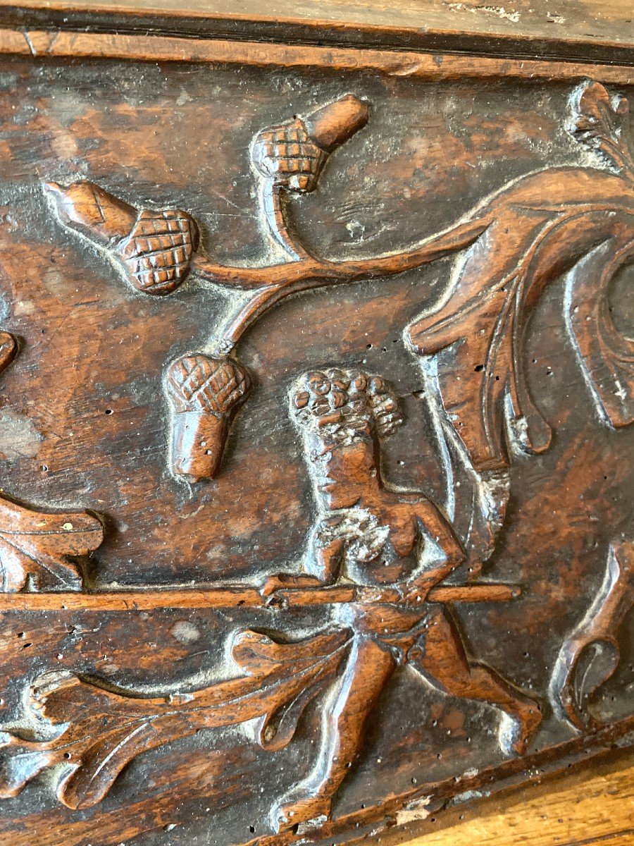 Curiosa - Carved Panel - Grotesque Scene - Popular Art - Haute Epoque - Curiosity-photo-2