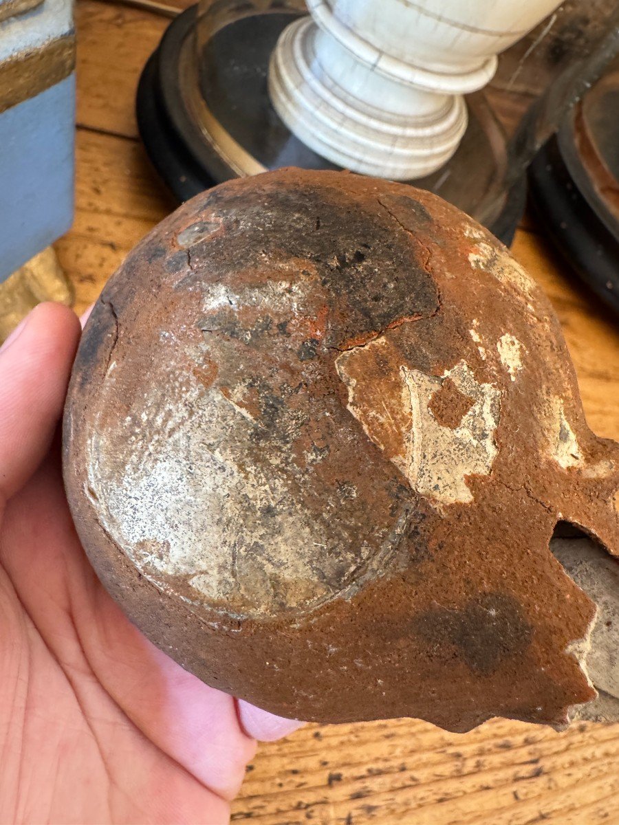 Artifact - Antiquity - Terracotta Oil Lamp With Pecten Shell Decor - Roman Empire-photo-2