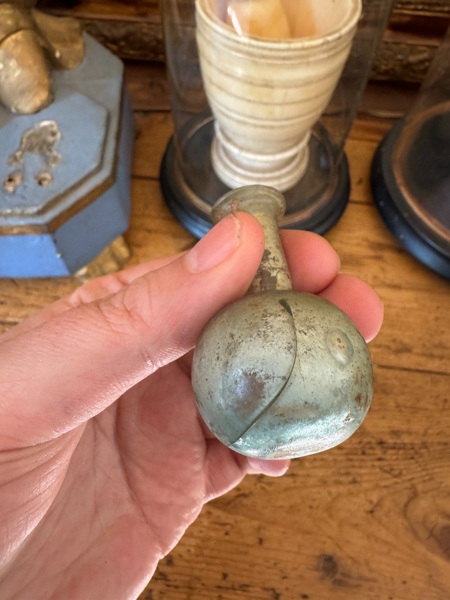 Artefact - Antiquit&eacute; &ndash; Mini Balsamaire &agrave; Panse - Empire Romain-photo-1