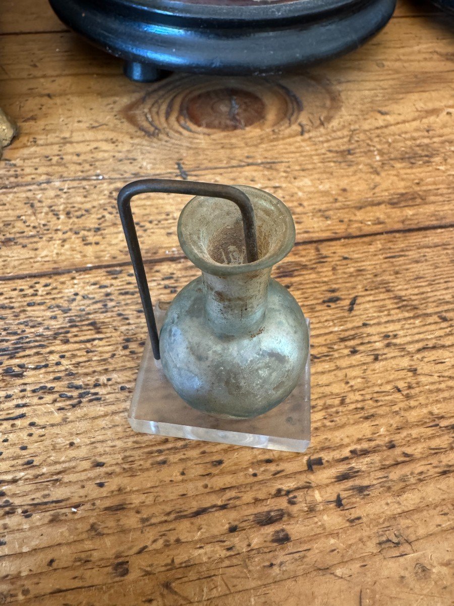 Artefact - Antiquit&eacute; &ndash; Mini Balsamaire &agrave; Panse - Empire Romain-photo-4