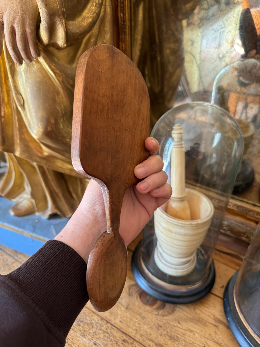 Grande Cuill&egrave;re D&rsquo;amour Sculpt&eacute;e &ndash; L&rsquo;homme Timide &ndash; Art Populaire &ndash; Cuill&egrave;re De Mariage-photo-3