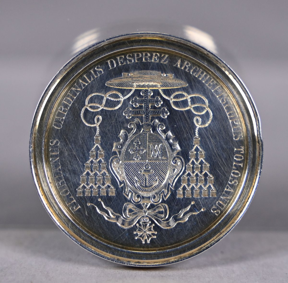 M&eacute;daille Petit S&eacute;minaire - Prix D&rsquo;honneur, M&eacute;daille Religieuse &ndash; Communaut&eacute; Des Clercs - Argent-photo-2