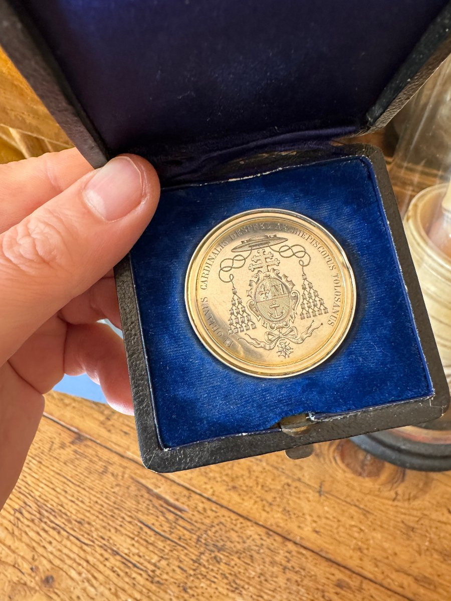 M&eacute;daille Petit S&eacute;minaire - Prix D&rsquo;honneur, M&eacute;daille Religieuse &ndash; Communaut&eacute; Des Clercs - Argent-photo-2