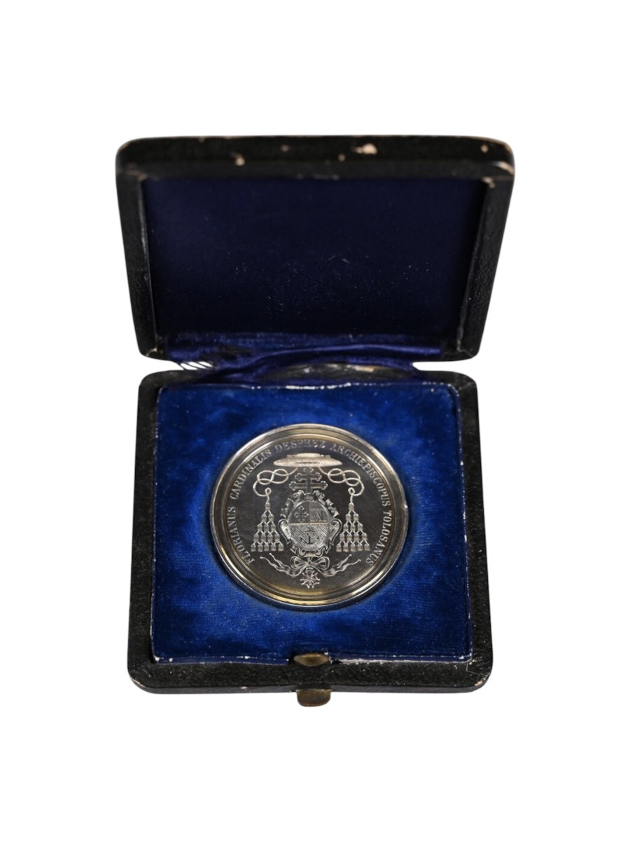M&eacute;daille Petit S&eacute;minaire - Prix D&rsquo;honneur, M&eacute;daille Religieuse &ndash; Communaut&eacute; Des Clercs - Argent