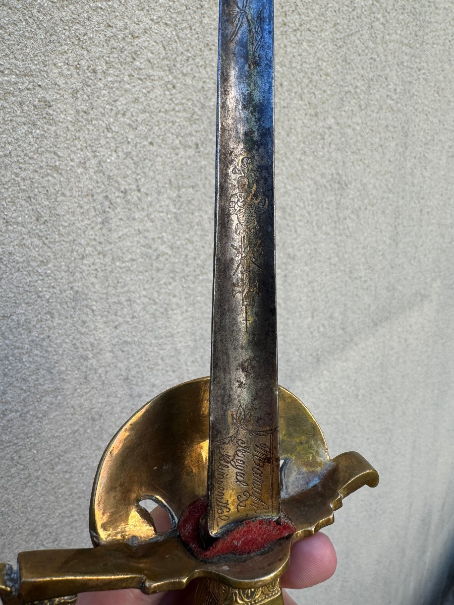 Militaria - Royalist Officer's Sword - July Monarchy - Royal Manufactory Of Klingenthal-photo-6