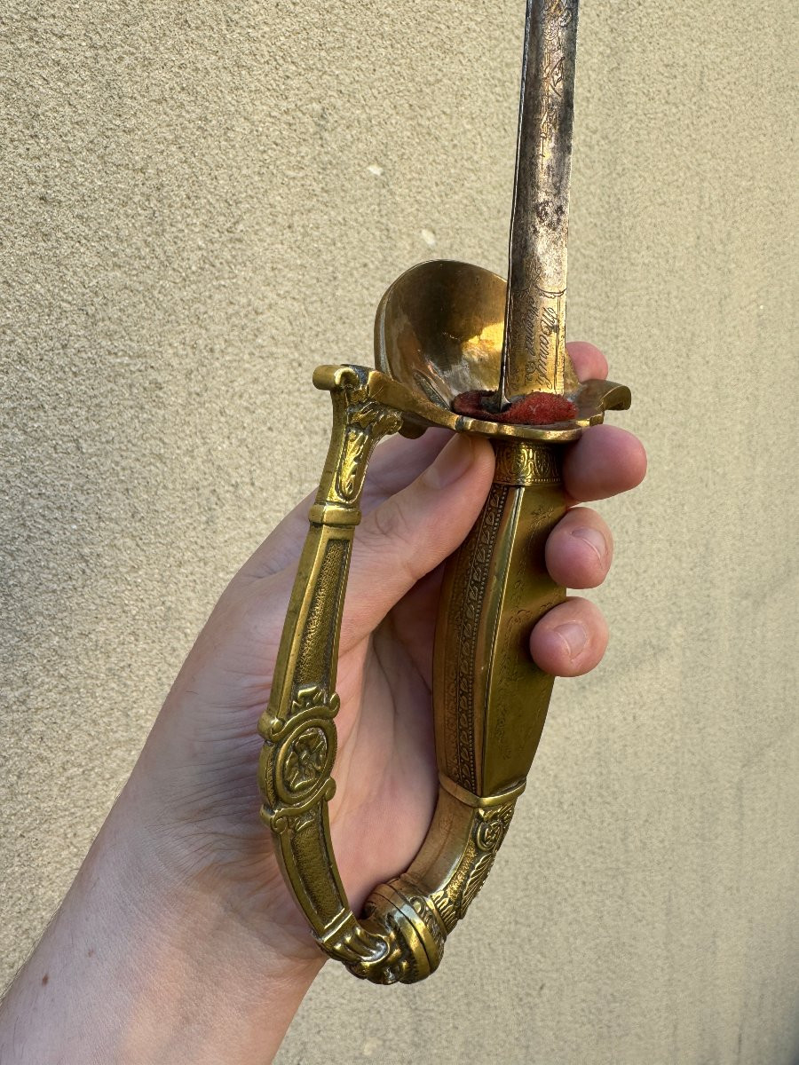 Militaria - Royalist Officer's Sword - July Monarchy - Royal Manufactory Of Klingenthal-photo-8