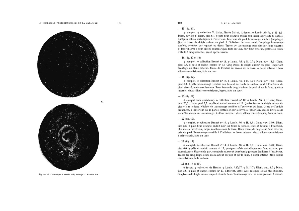 Artefact – Antiquité – Coupe Campanienne à Vernis Noir avec Documentation - Archéologie-photo-4