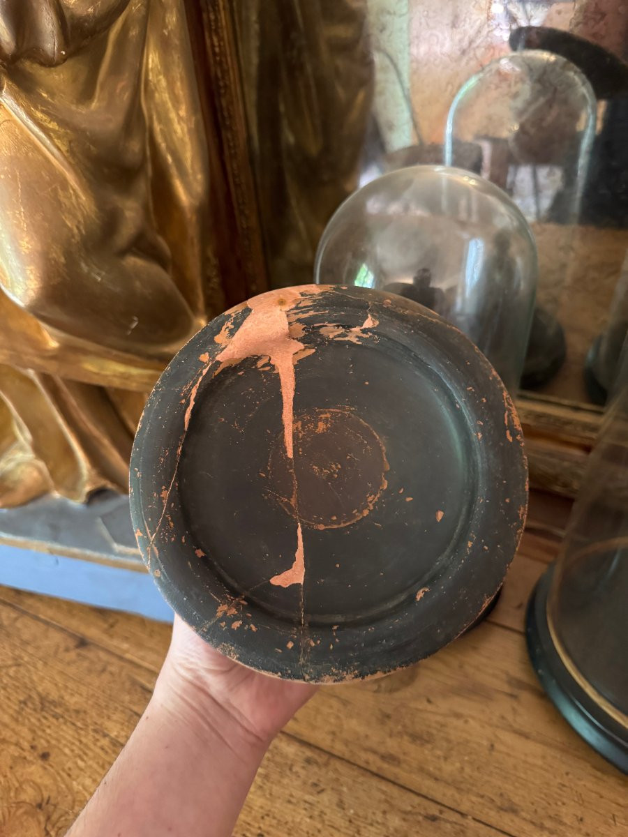 Artefact – Antiquité – Coupe Campanienne à Vernis Noir avec Documentation - Archéologie-photo-1
