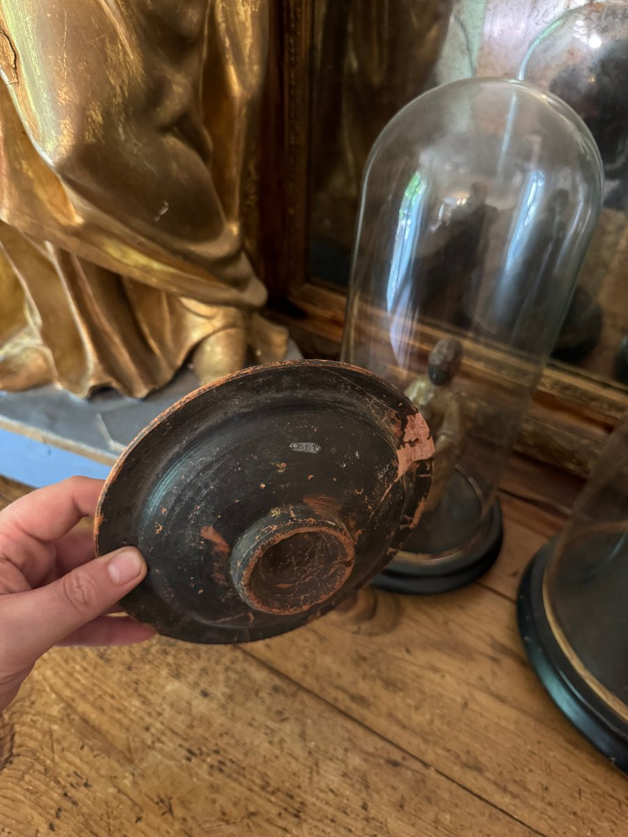 Artefact – Antiquité – Coupe Campanienne à Vernis Noir avec Documentation - Archéologie-photo-4