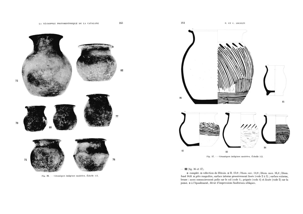 Artefact – Antiquité – Urne Funéraire en Céramique Modelée avec Documentation - Archéologie-photo-2