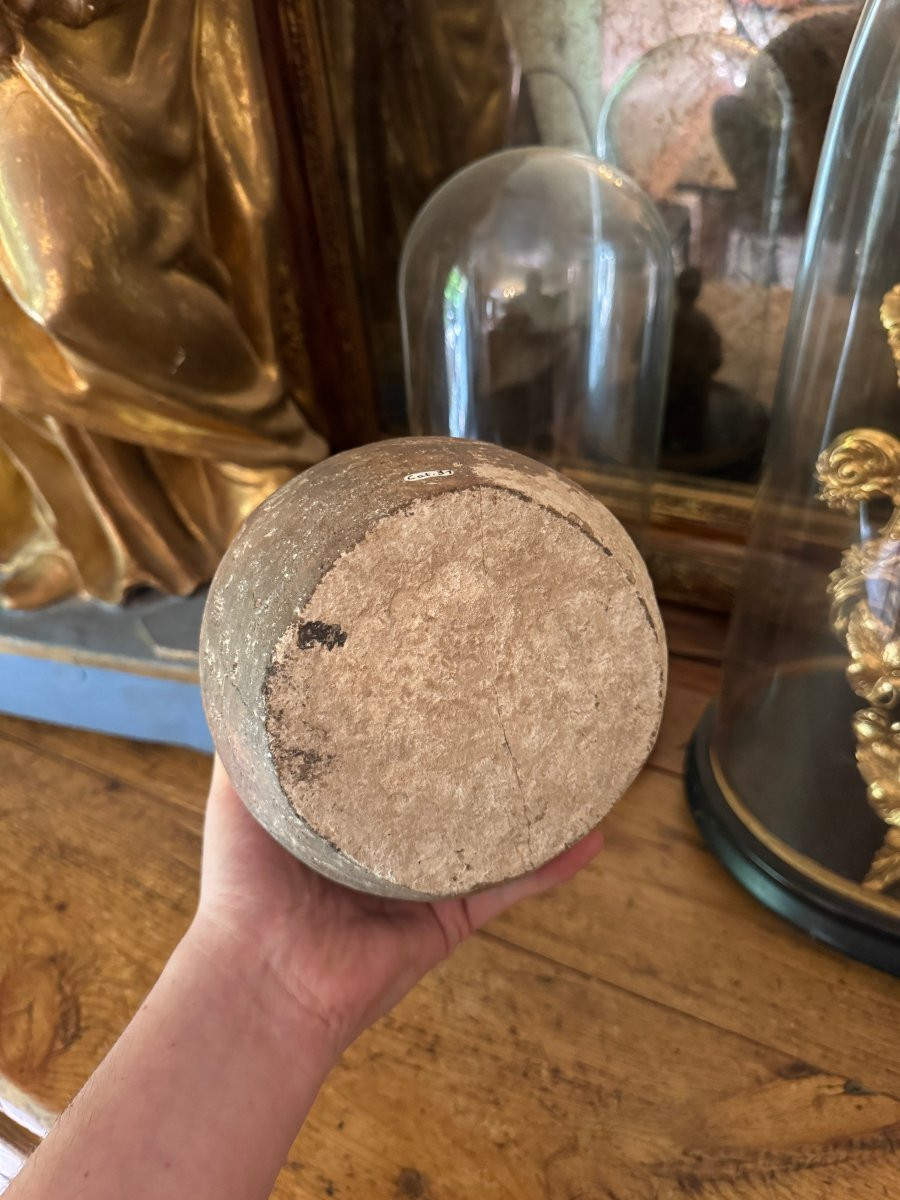 Artefact – Antiquité – Urne Funéraire en Céramique Modelée avec Documentation - Archéologie-photo-3