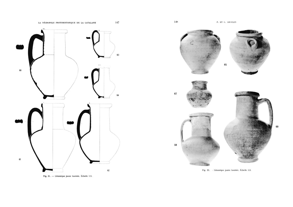 Artefact – Antiquité – Vase Céramique Tourné à Deux Anses avec  Documentation - Archéologie-photo-3