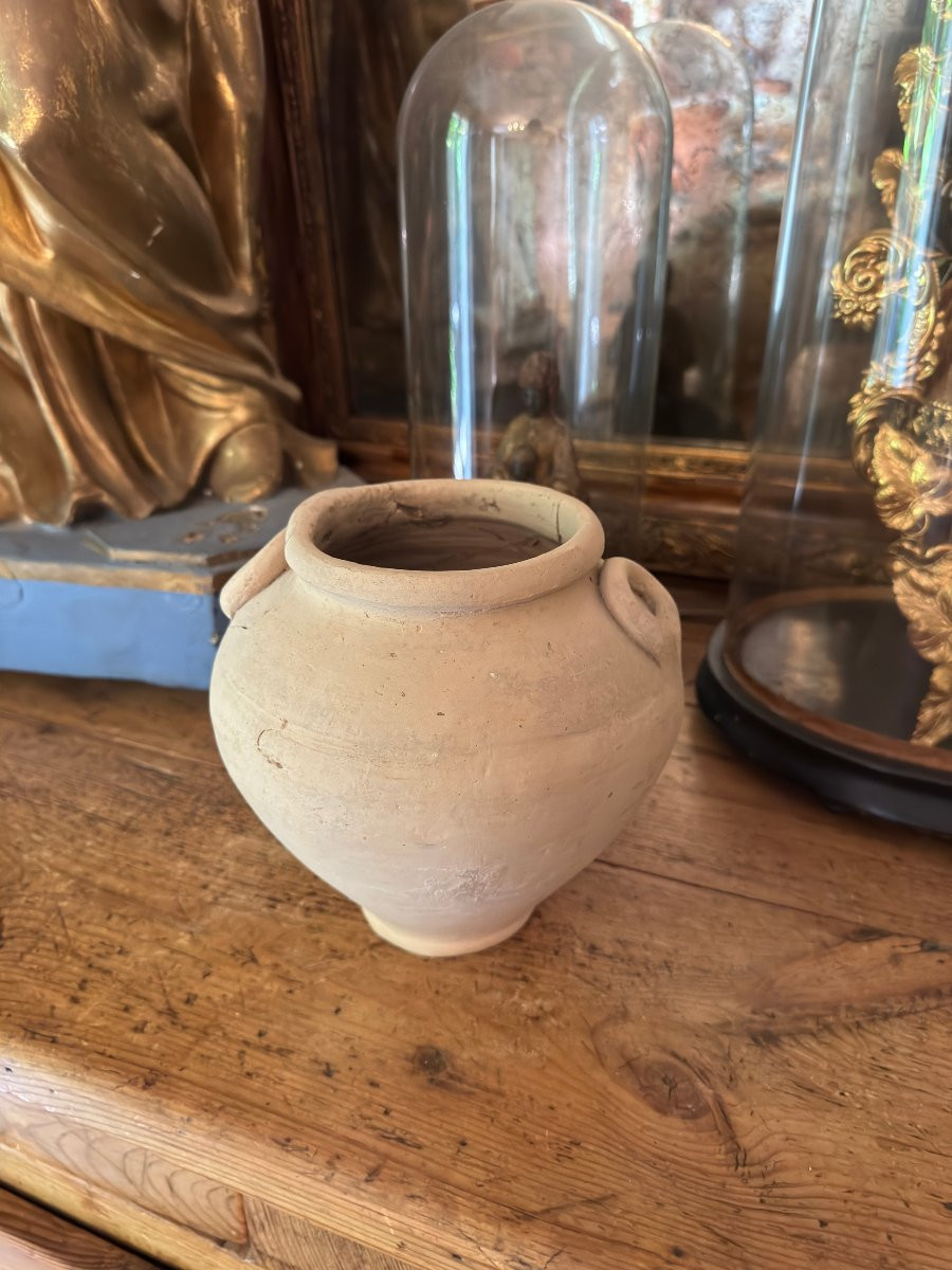 Artefact – Antiquité – Vase Céramique Tourné à Deux Anses avec  Documentation - Archéologie-photo-1