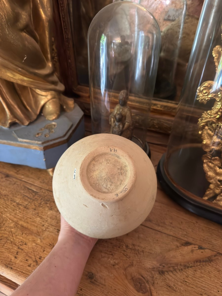 Artefact – Antiquité – Vase Céramique Tourné à Deux Anses avec  Documentation - Archéologie-photo-7