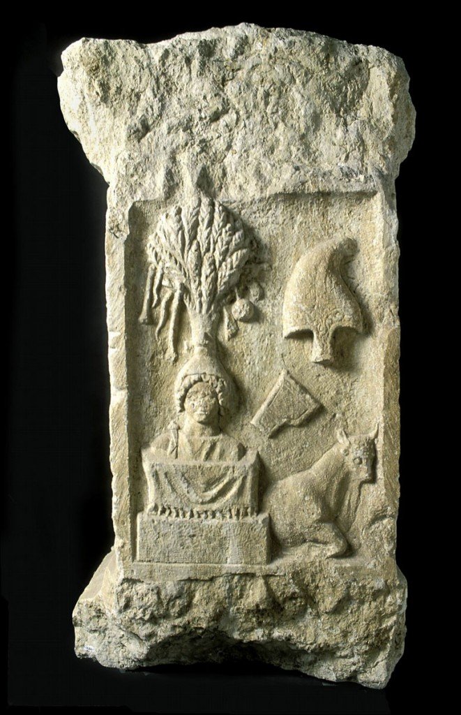 Artifact – Antiquity – Fragment Of A Taurobolic Altar – Sacrificial Bull – Archaeology-photo-2