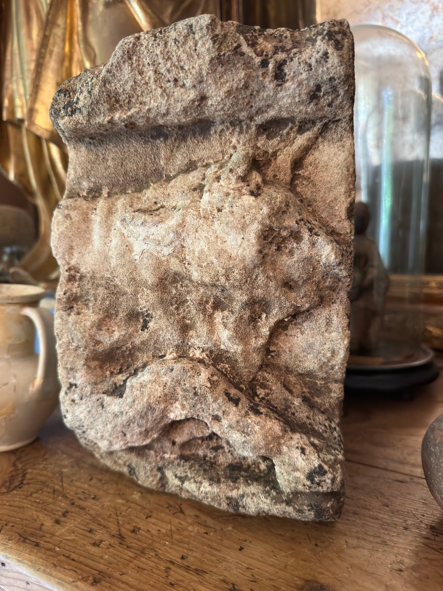 Artifact – Antiquity – Fragment Of A Taurobolic Altar – Sacrificial Bull – Archaeology-photo-4
