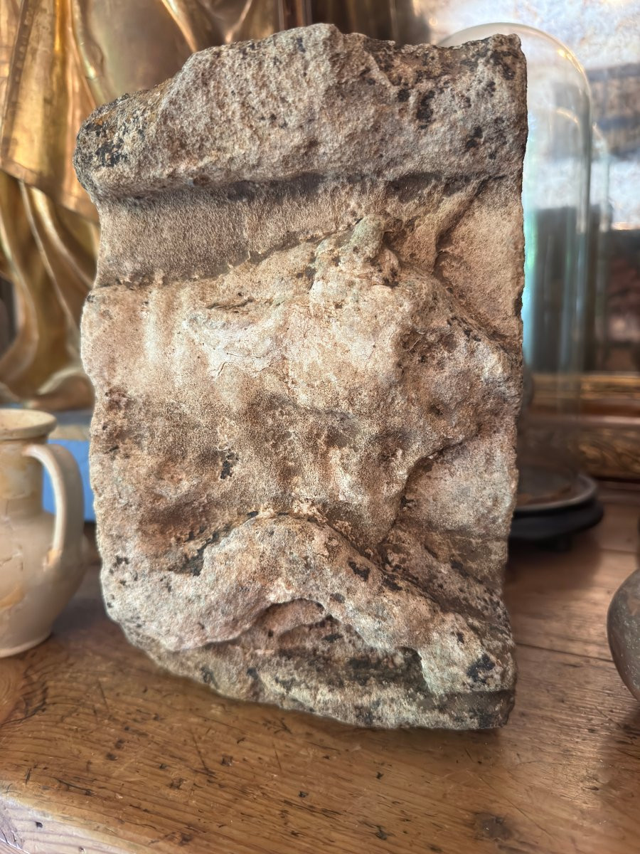Artifact – Antiquity – Fragment Of A Taurobolic Altar – Sacrificial Bull – Archaeology-photo-2