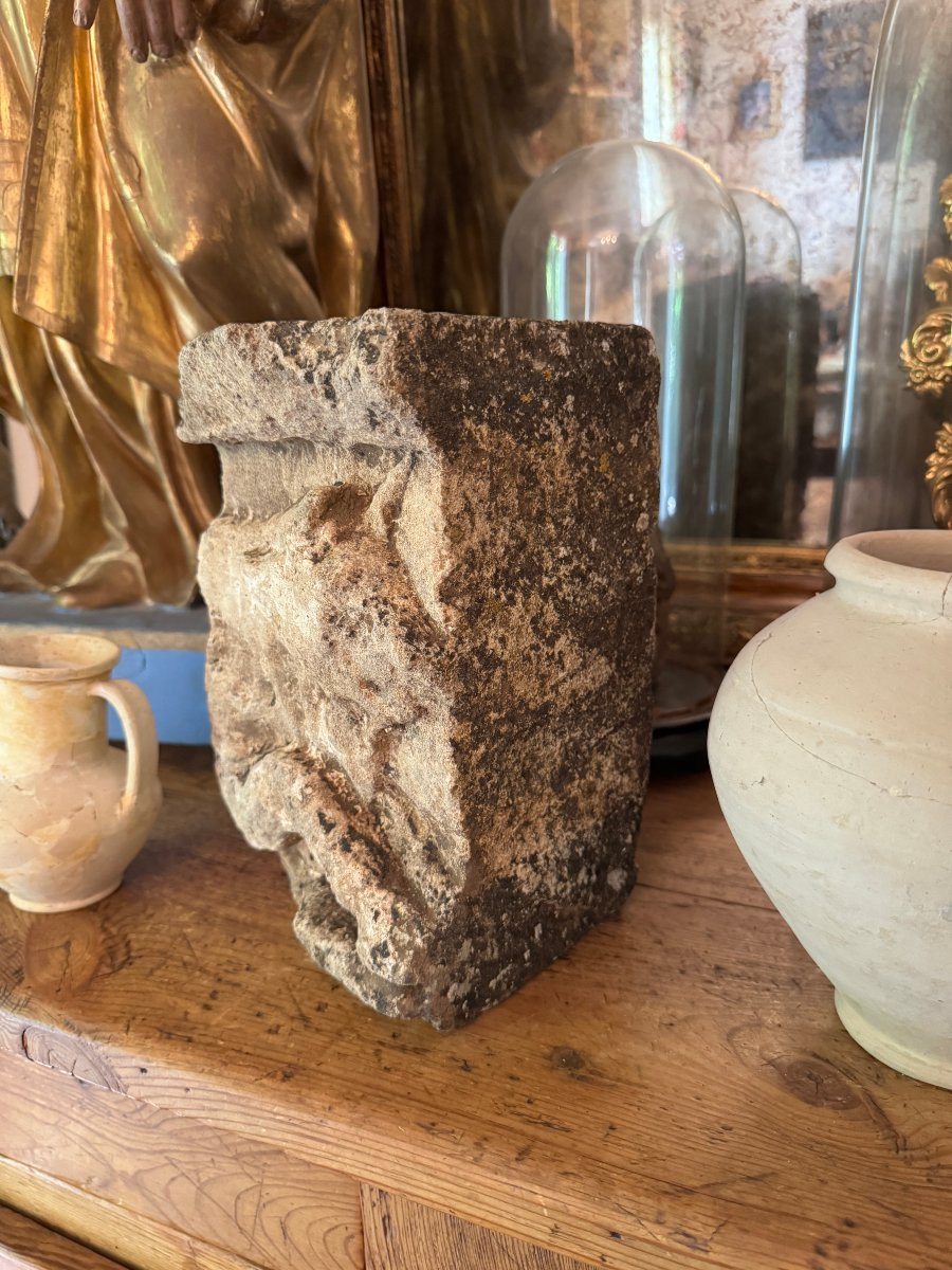 Artifact – Antiquity – Fragment Of A Taurobolic Altar – Sacrificial Bull – Archaeology-photo-7