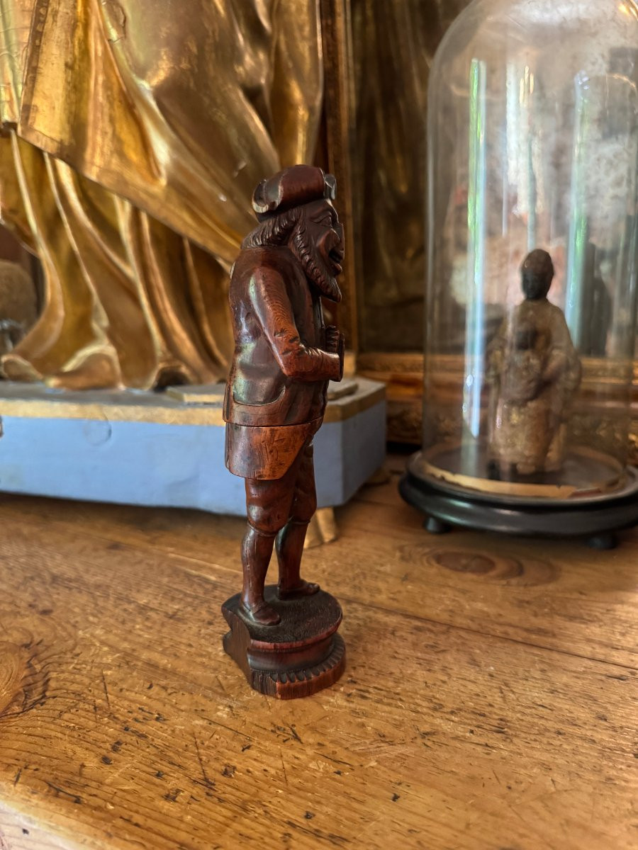 Casse-noisette anthropomorphe – Bois sculpté – Forêt-Noire – Art populaire - Casse noix-photo-3