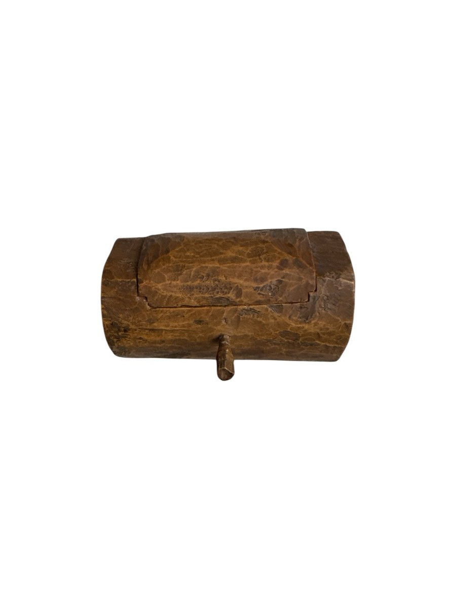 Monoxyle Shepherd's Snuffbox – Folk Art – Primitive Art – Massif Central