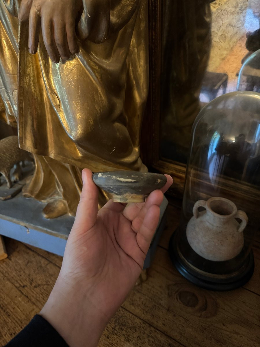 Artefact – Antiquité – Petite Coupe Campanienne à Vernis Noir - Archéologie-photo-2
