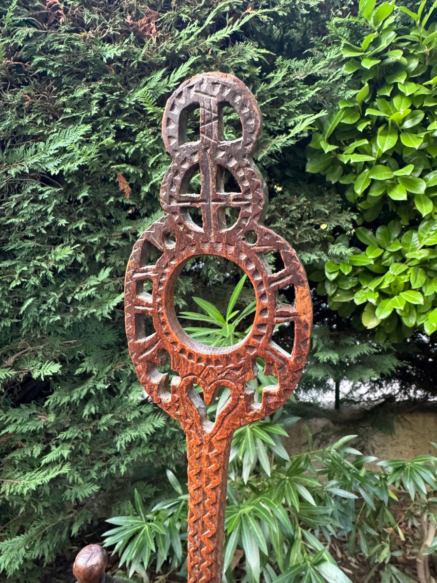  Museum – Distaff And Distaff Holder With Adjustable System – Folk Art – Auvergne-photo-6