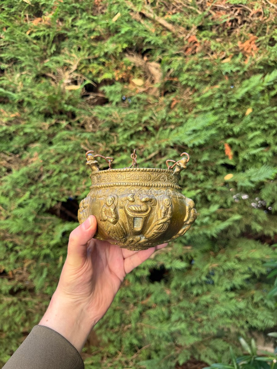 Museum – Censer – Scenes From The Life Of Christ – Gilded Bronze – Byzantine – Late Period -photo-3