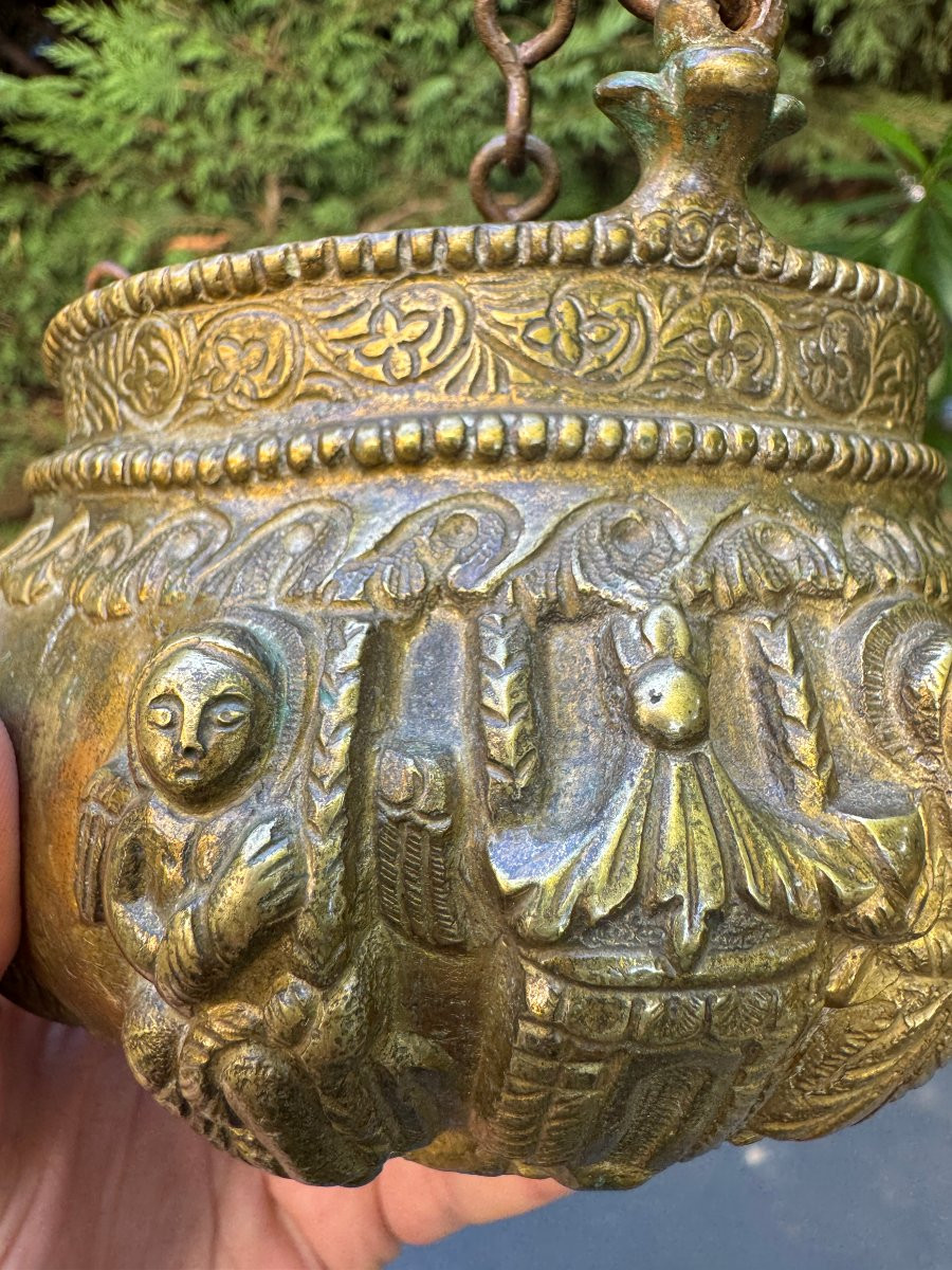 Museum – Censer – Scenes From The Life Of Christ – Gilded Bronze – Byzantine – Late Period -photo-6