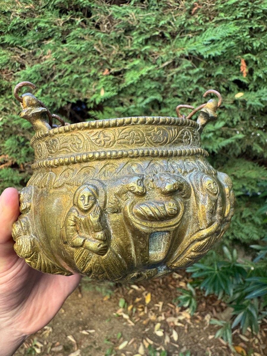 Museum – Censer – Scenes From The Life Of Christ – Gilded Bronze – Byzantine – Late Period -photo-7