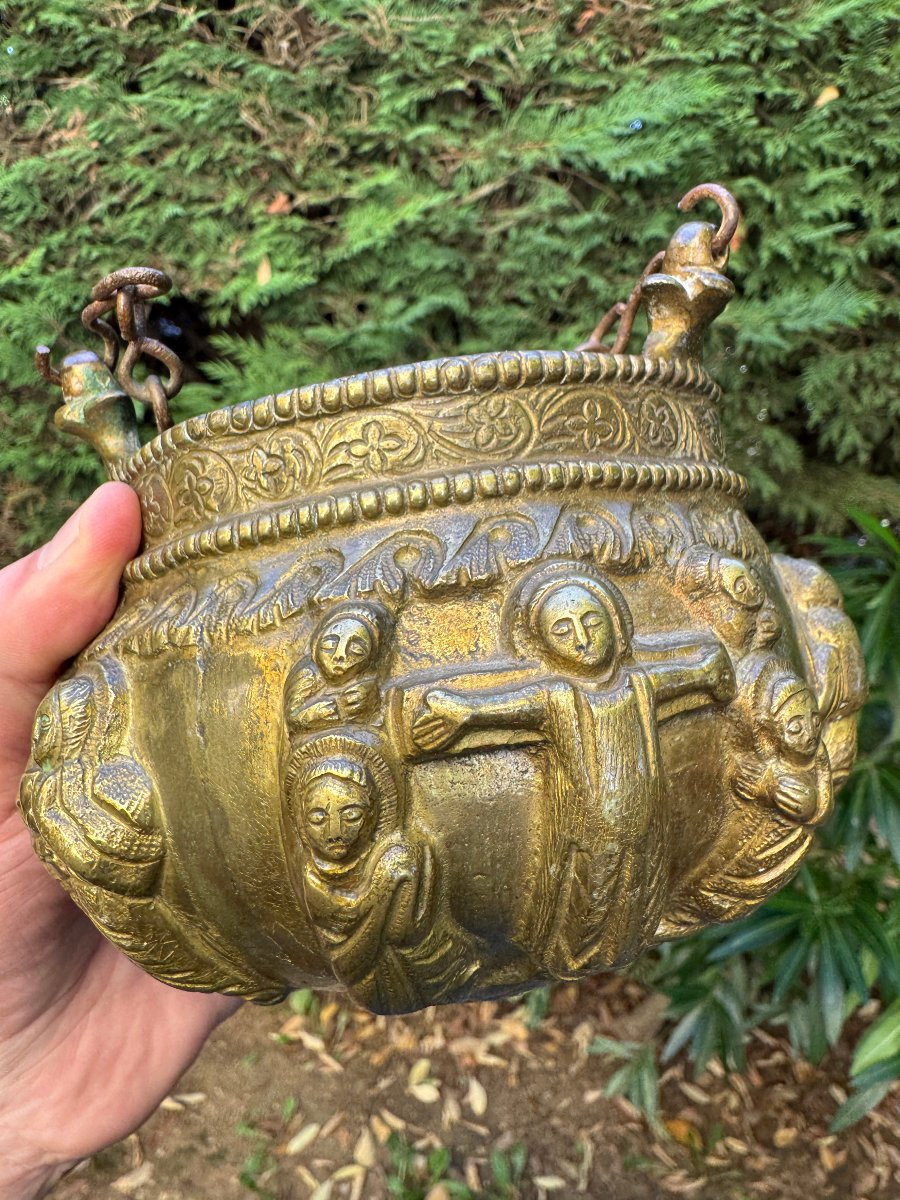 Museum – Censer – Scenes From The Life Of Christ – Gilded Bronze – Byzantine – Late Period -photo-8