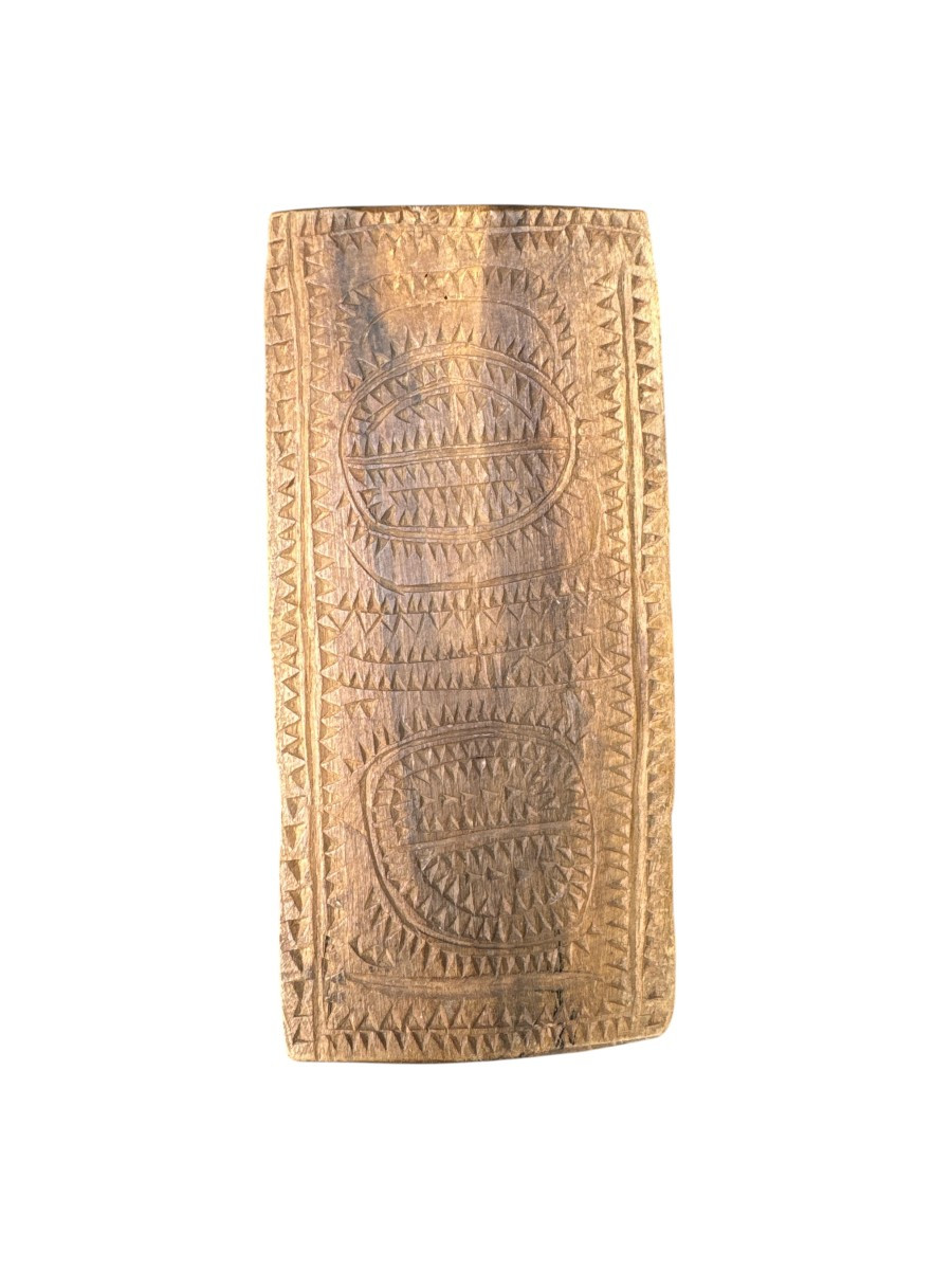 Carved Lacemaker's Folder, Lace Folder – “the Two Sunflowers” – Folk Art 