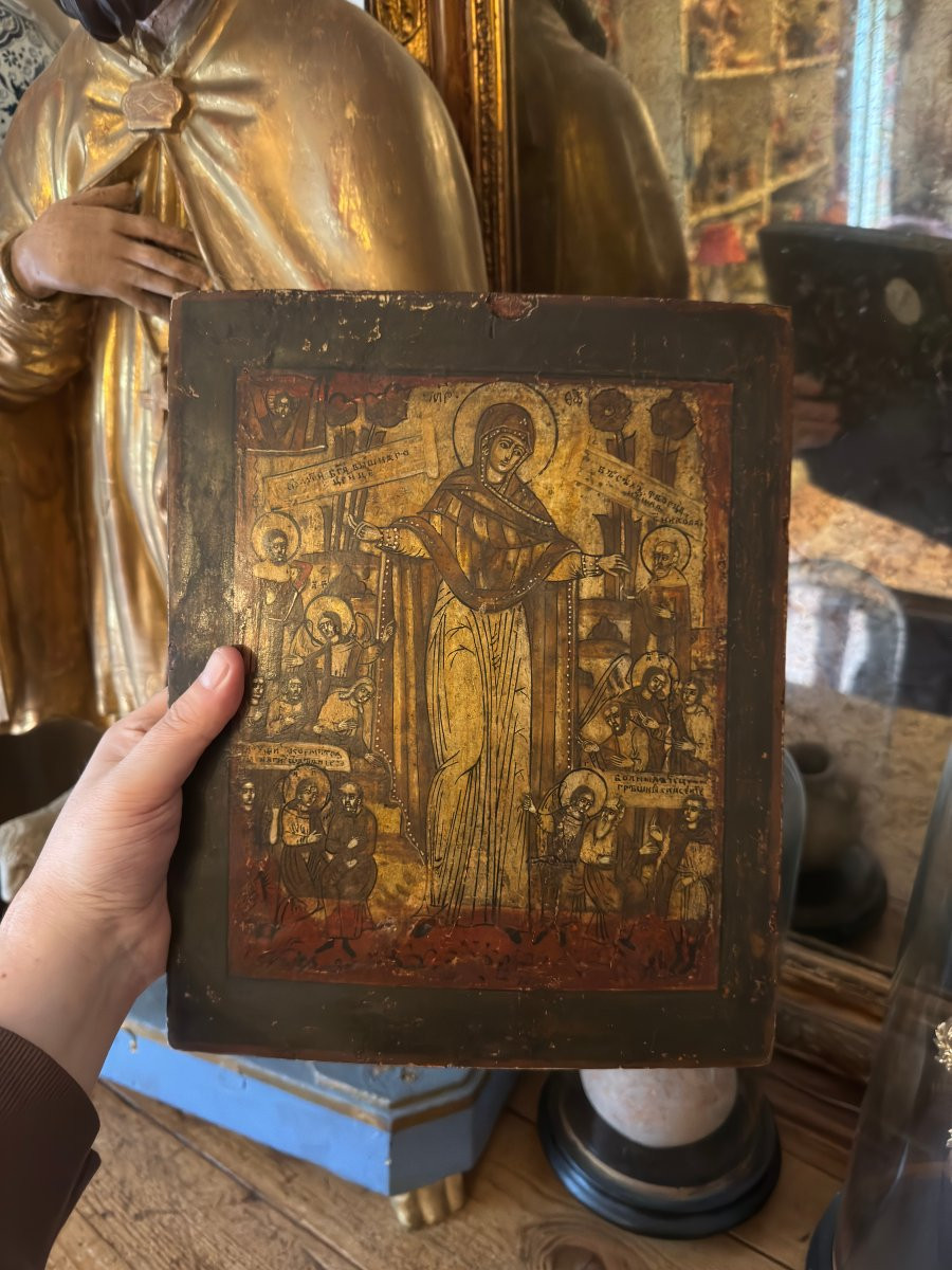 Russian Orthodox Icon – Our Lady “joy Of The Afflicted” – Icon Of Consolation - Icon-photo-7