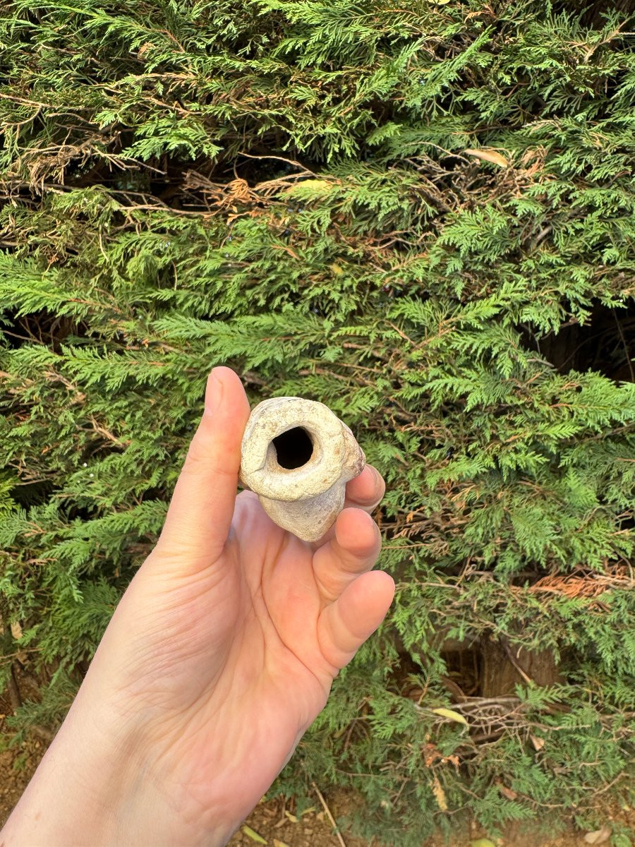 Artefact &ndash; Antiquit&eacute; &ndash; Statue, T&ecirc;te votive en terre cuite - Gallo-romain &ndash; Arch&eacute;ologie-photo-6