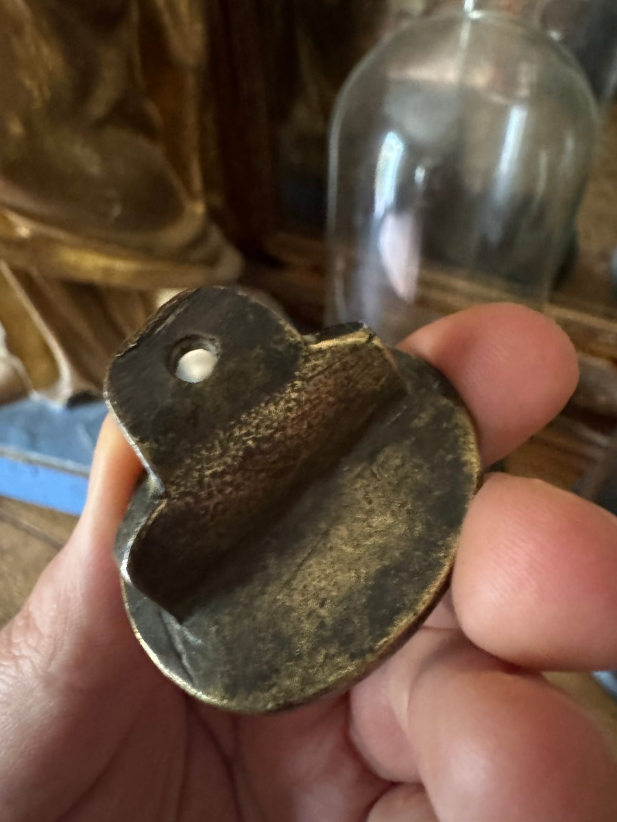 Sceau médiéval – Matrice de sceau armoriée ancienne – Haute Époque – Sigillographie-photo-3