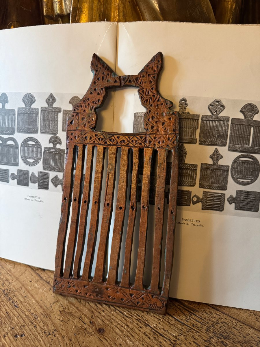 Knife Carving - Large Ribbon Basket - Folk Art - Massif Central - Primitive Art-photo-6