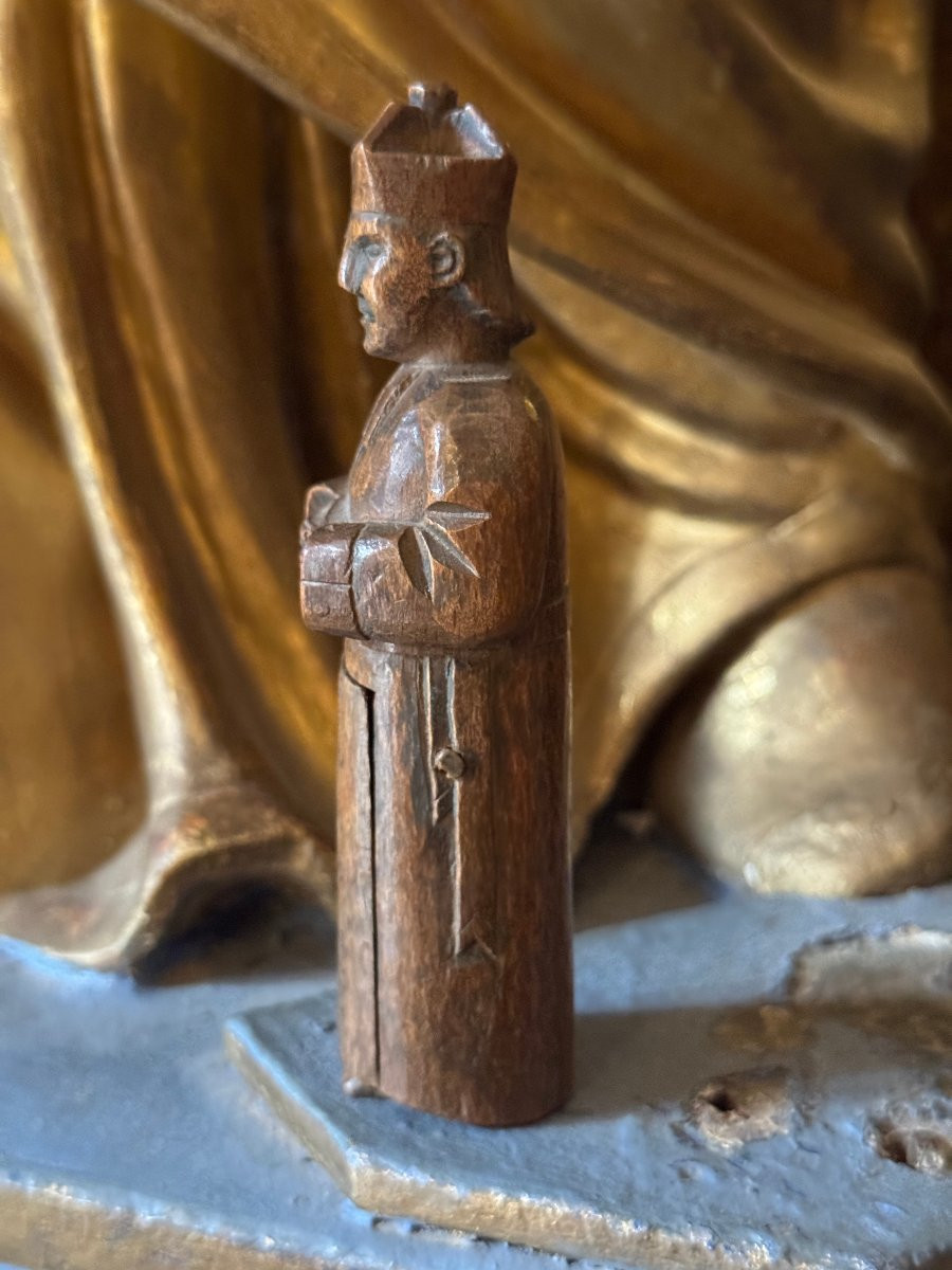 Erotica, Curiosa – Anticlerical Sculpture – Folk Art – Lustful Priest – France-photo-2