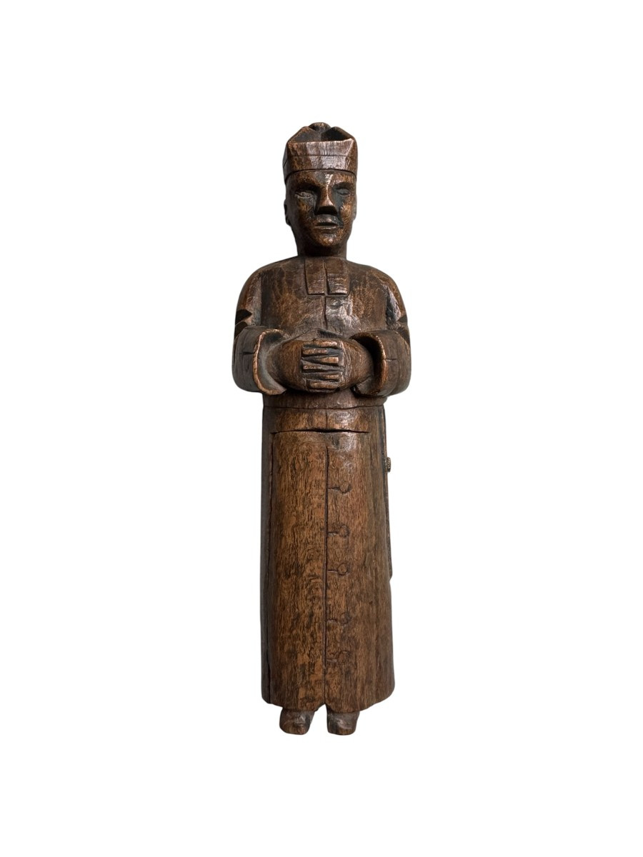 Erotica, Curiosa – Anticlerical Sculpture – Folk Art – Lustful Priest – France
