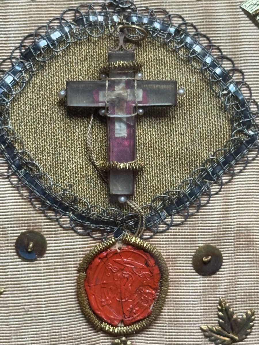 Reliquary – True Cross Of Our Lord Jesus Christ – Rock Crystal Relic-photo-5
