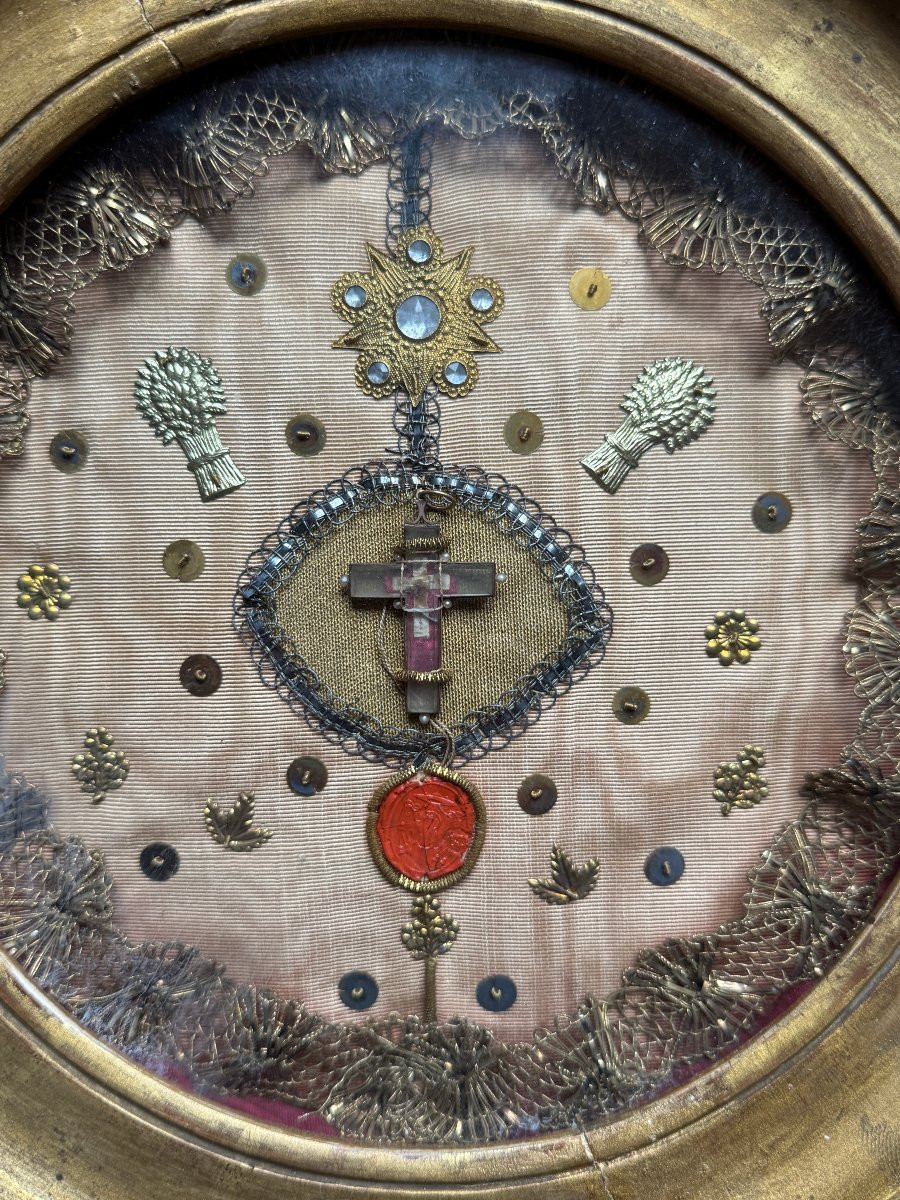 Reliquary – True Cross Of Our Lord Jesus Christ – Rock Crystal Relic-photo-6