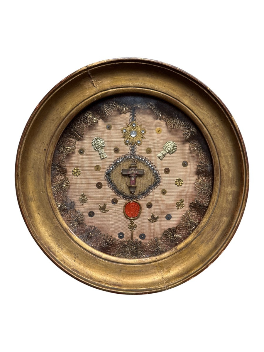 Reliquary – True Cross Of Our Lord Jesus Christ – Rock Crystal Relic