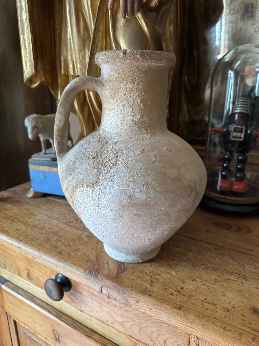 Artifact – Antiquity – Yellow Pottery Wheel-handled Jug – Archaeology-photo-3