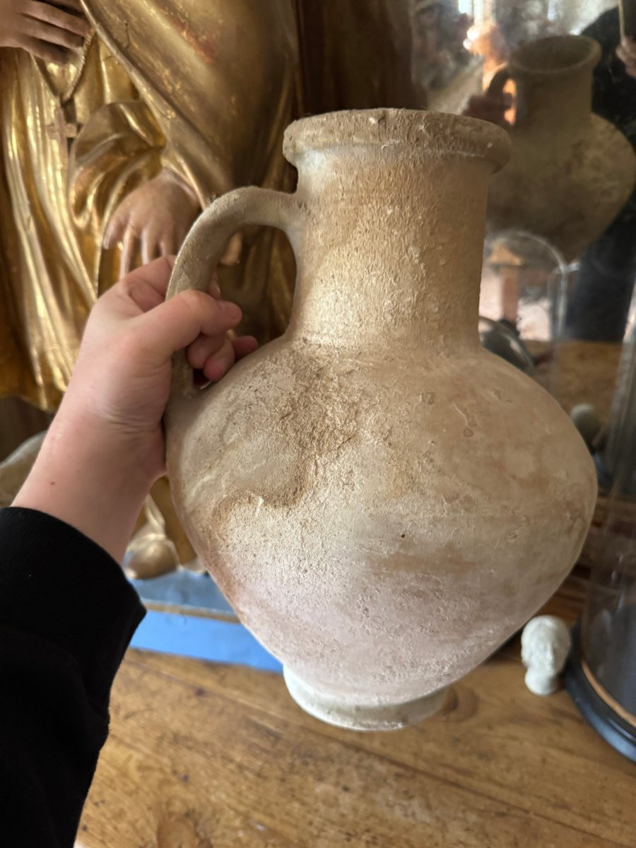 Artifact – Antiquity – Yellow Pottery Wheel-handled Jug – Archaeology-photo-4