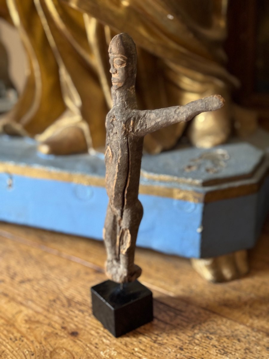 African Art - Ancient Sanctuary Sculpture - Primitive Art - Bateba Ti Puo - Lobi - Fetish-photo-4