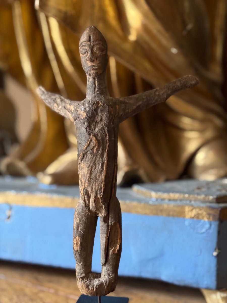 African Art - Ancient Sanctuary Sculpture - Primitive Art - Bateba Ti Puo - Lobi - Fetish-photo-4