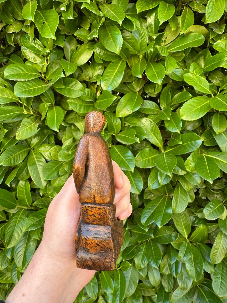 Erotica, Curiosa &ndash; Sculpture &ndash; Nu f&eacute;minin &ndash; Figure f&eacute;minine assise &ndash; Art populaire-photo-3