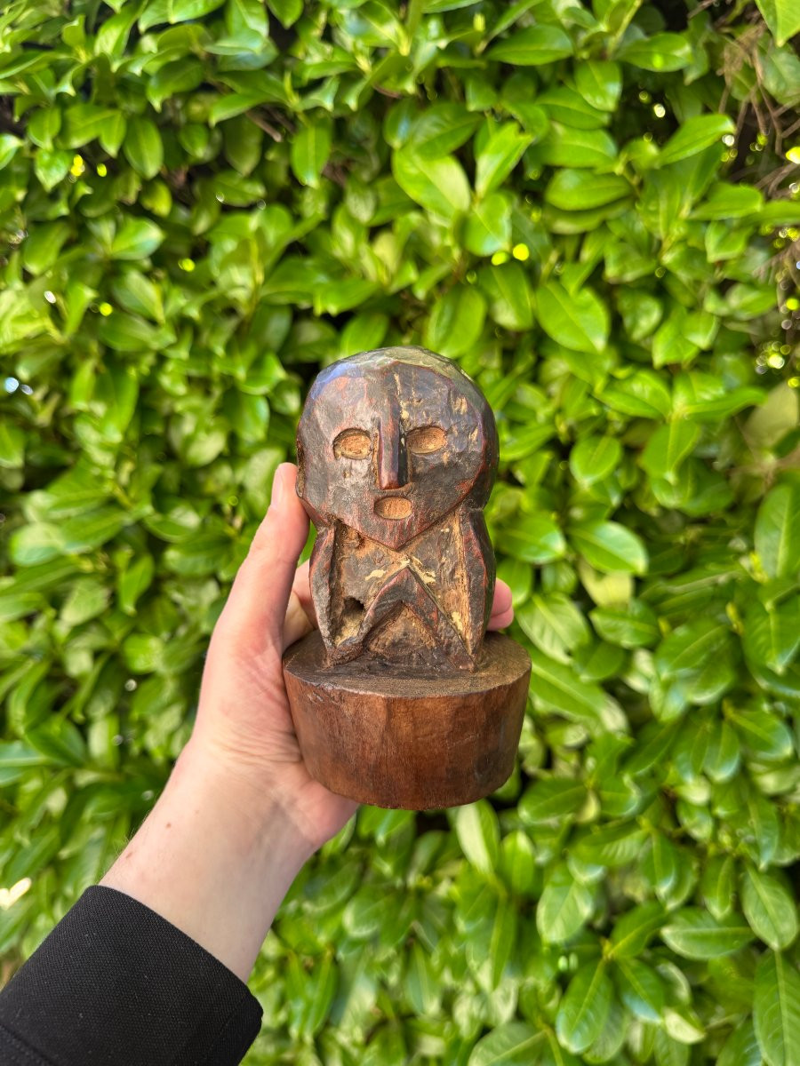 Curiosity - Primitive Art - Spring Guardian Statue - Folk Art - Nepal-photo-3