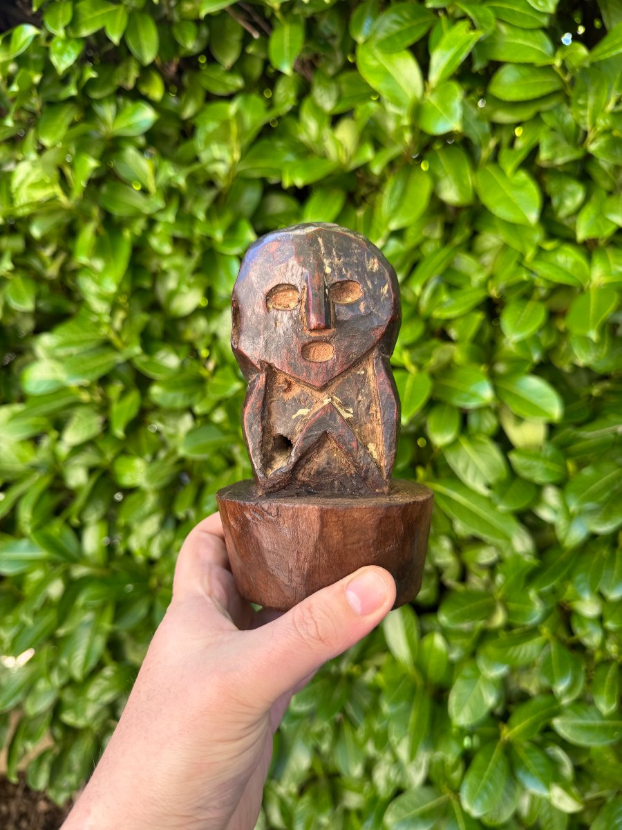 Curiosity - Primitive Art - Spring Guardian Statue - Folk Art - Nepal-photo-3