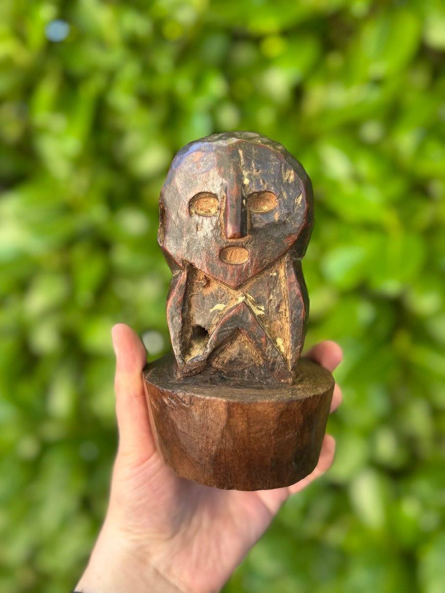 Curiosity - Primitive Art - Spring Guardian Statue - Folk Art - Nepal-photo-6