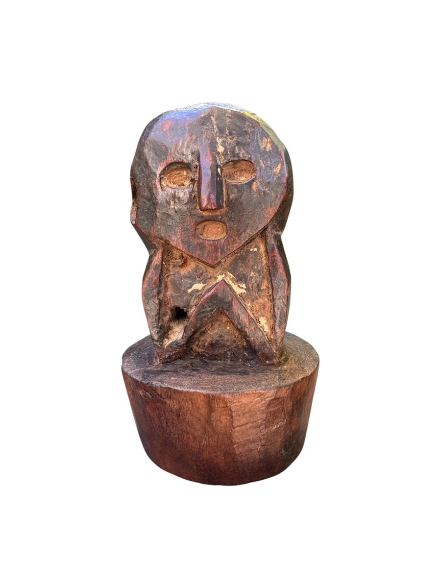 Curiosity - Primitive Art - Spring Guardian Statue - Folk Art - Nepal